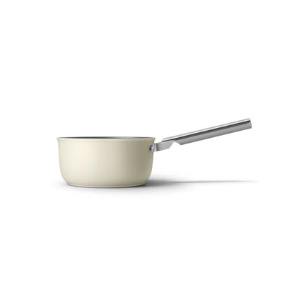SMEG steelpan keramische coating Creme 20cm
