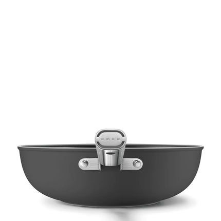 SMEG wokpan keramische coating Zwart 30cm