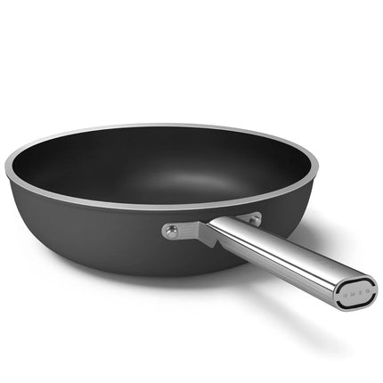 SMEG wokpan keramische coating Zwart 30cm