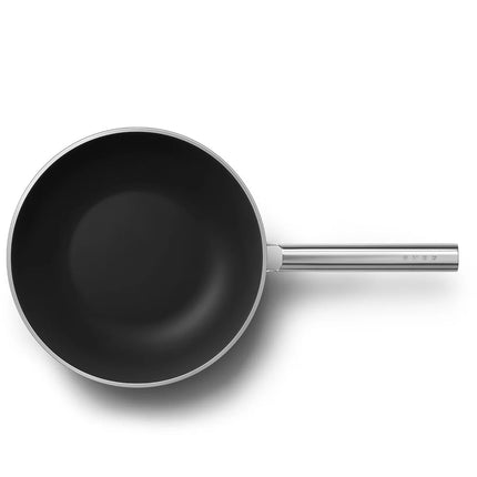 SMEG wokpan keramische coating Zwart 30cm