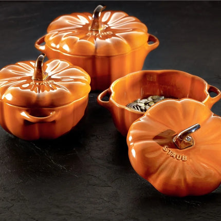 Staub Keramiek Pompoen Cocotte Kaneel 12cm / 0.5L