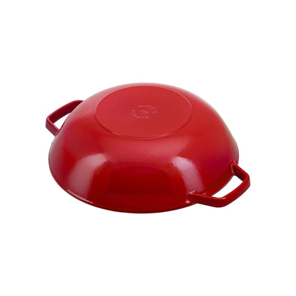 Staub Specialities Wok met glazen deksel Kersenrood 30cm