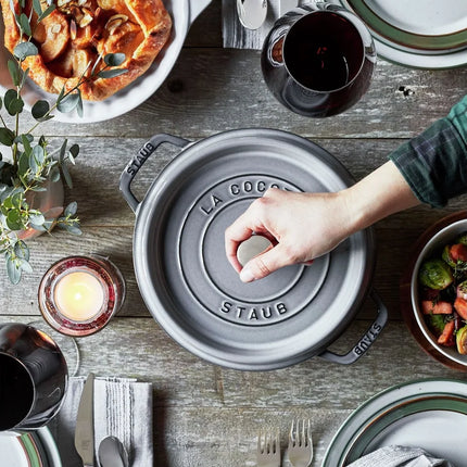 Staub braadpan La Cocotte Grafietgrijs