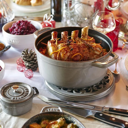 Staub braadpan La Cocotte Grafietgrijs