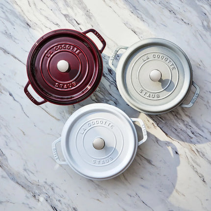 Staub braadpan La Cocotte Puur wit