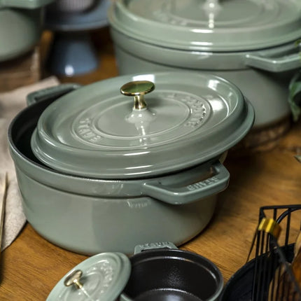 Staub braadpan La Cocotte eucalyptus