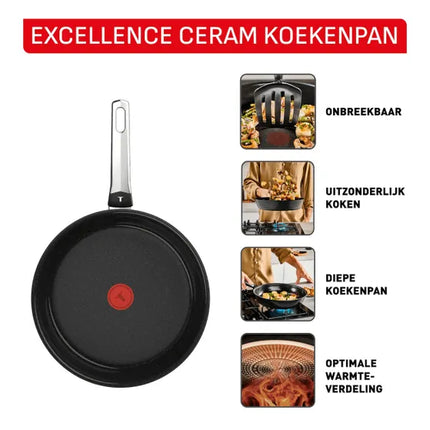 Tefal Excellence keramische koekenpan