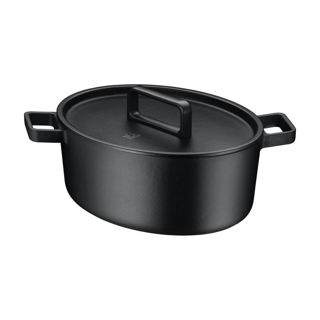 WMF Flavour Gietijzeren Braadpan Ovaal Zwart 33x26cm