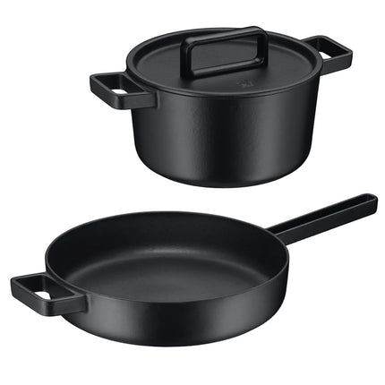 WMF Flavour Gietijzeren Set – Braadpan en Koekenpan