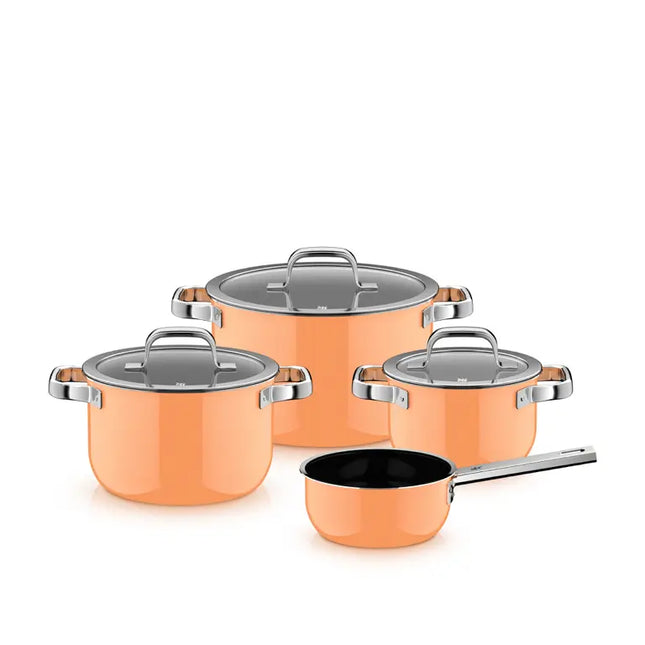 WMF Fusiontec 2.0 Mineral Pro Pannenset 4-delig - Oranje