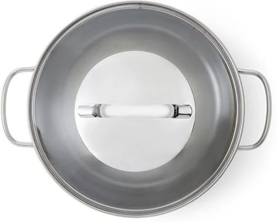 BK Essentials Kookpannenset - RVS - 4 delig - met glazen deksels