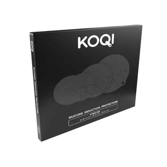 Koqi Inductiemat plaatbeschermers 4-delig