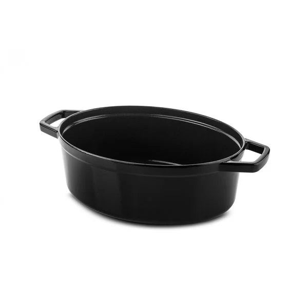 Gietijzeren braadpan ovaal zonder deksel