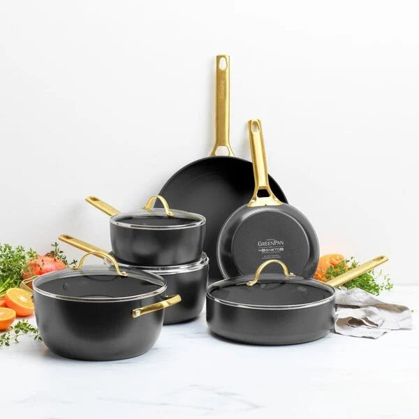 Greenpan Padova Pannenset 6 delig Zwart