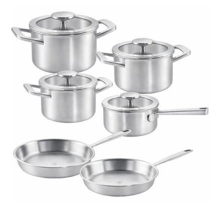 Habonne Allure bak Pannenset downdraft 6 delig - 5 ply RVS