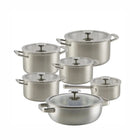 Habonne Allure Pannenset downdraft 6 delig - 5 ply RVS
