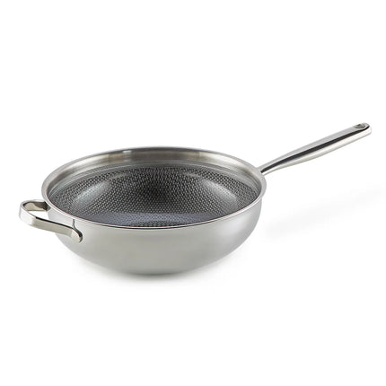 Habonne Hybrid Triply RVS Wokpan 28cm