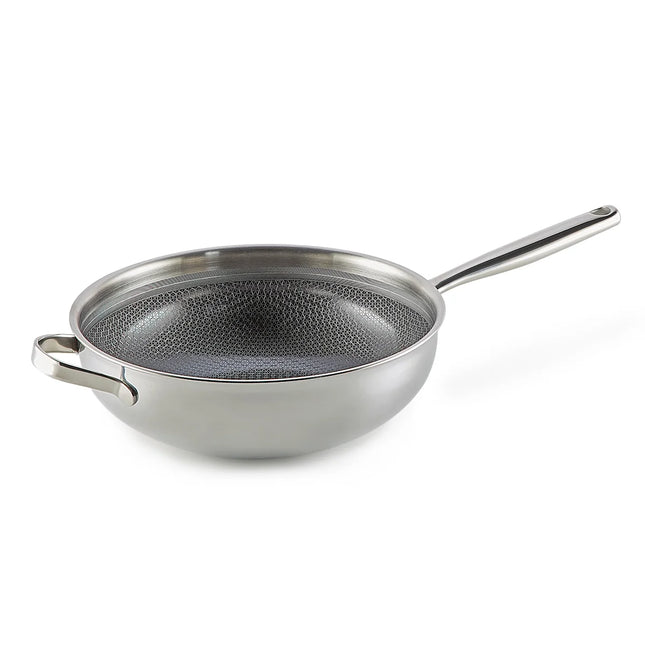 Habonne Hybrid Triply RVS Wokpan 28cm