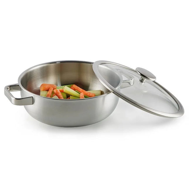 Habonne Braadpan RVS 5-ply - 26 cm