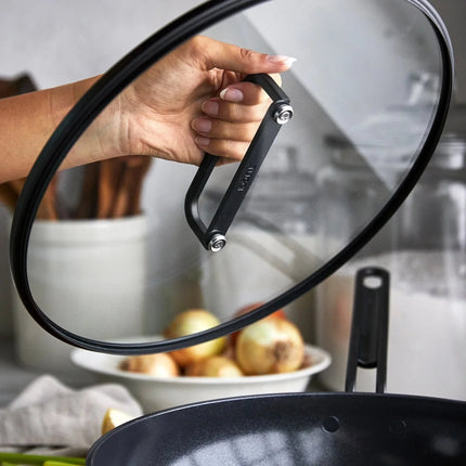 Greenpan Tucci Koekenpan Met Deksel Black 33 cm