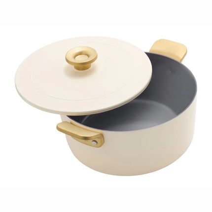 Greenpan Tucci Stoofpot Met Deksel White 6.5L 26cm
