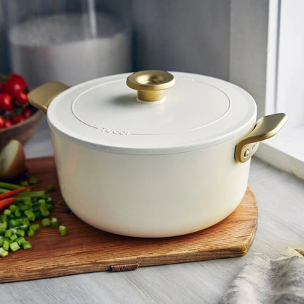 Greenpan Tucci Stoofpot Met Deksel White 6.5L 26cm