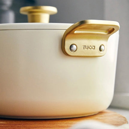 Greenpan Tucci Stoofpot Met Deksel White 6.5L 26cm