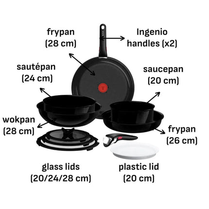 Tefal Excellence keramische pannenset 11 delig